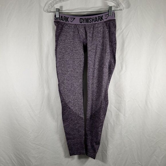 Gymshark Pants - Gymshark Leggings Women's Medium Purple Dry Pull On Stretchy Elastic Waist